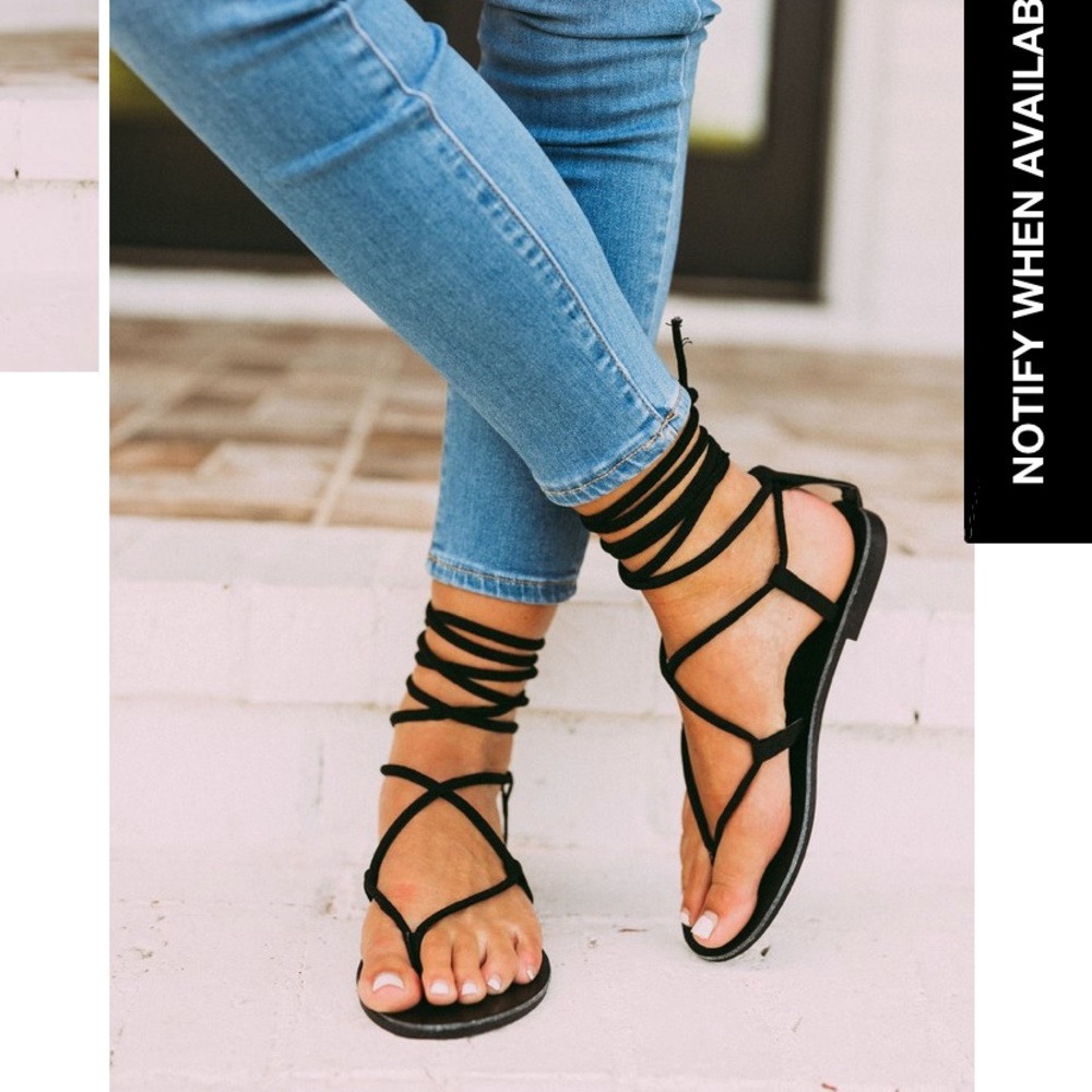 wrap up sandals